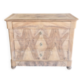 Commode Louis-Philippe en noyer – entièrement aérogommée