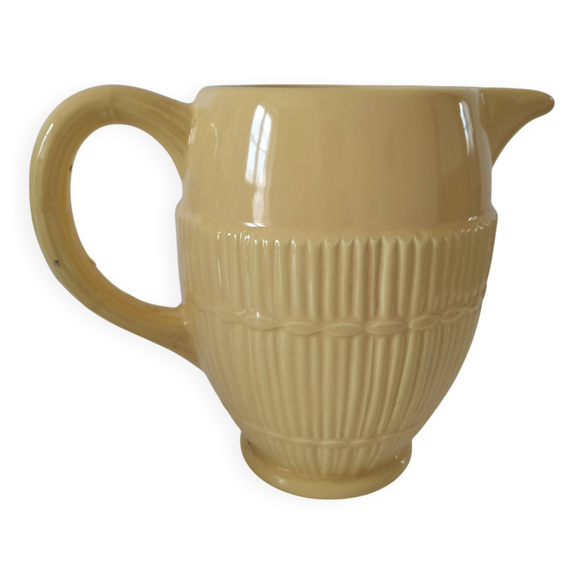 Saint Clément Barbotine Pitcher from the 50s