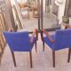 Pair of Bridge armchairs
