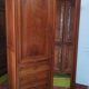 Art Nouveau carved walnut cabinet