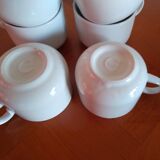 6 white chocolate cups