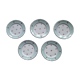 Set of 6 Hermès plates from the Orchies earthenware