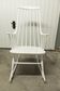 Grandessa rocking chair in white beech by Lena Larsson 1960 for Nesto