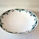 Compotier Longwy green pattern