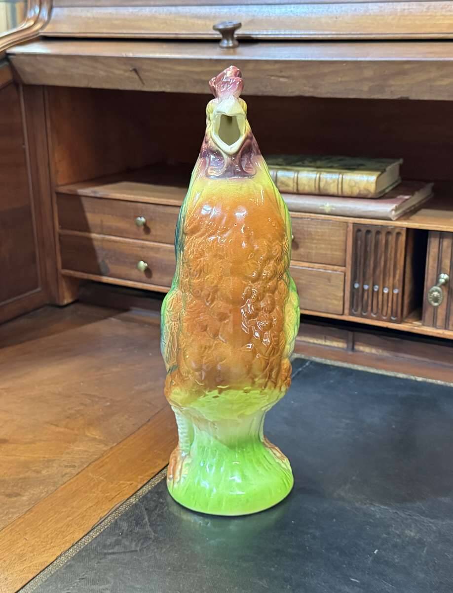 St Clément earthenware pitcher, 1950s rooster.