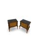 Tables de chevet/commodes Chippendale italiennes, années 1940/1950.
