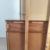 Vintage chest of drawers with triptych mirror, 60's