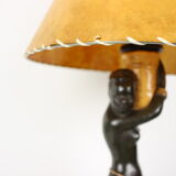 Art Deco lamp with loudspeaker, Stilton, 1930s, Czechoslovakia