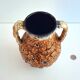 Ceramic vase enamels of the cyclops glaciers Annecy fat lava 1960