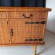 Vintage rattan sideboard