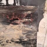 Tableau huile composition moderne