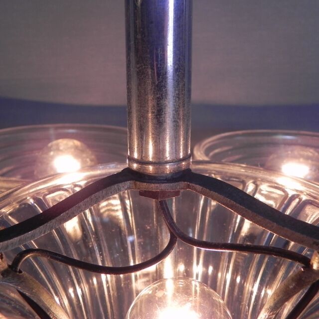 Art Deco hanging lamp G. Leleu