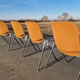 Set of 4 vintage Italian chairs