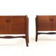 Set of 2 Nightstands 'Putte' - dutch design mid century in teak