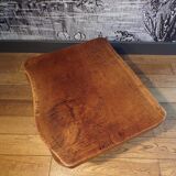 Brutalist coffee table in solid wood