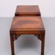 Drexel Chippendale pair Mahogany Sofa Tables 1970s USA