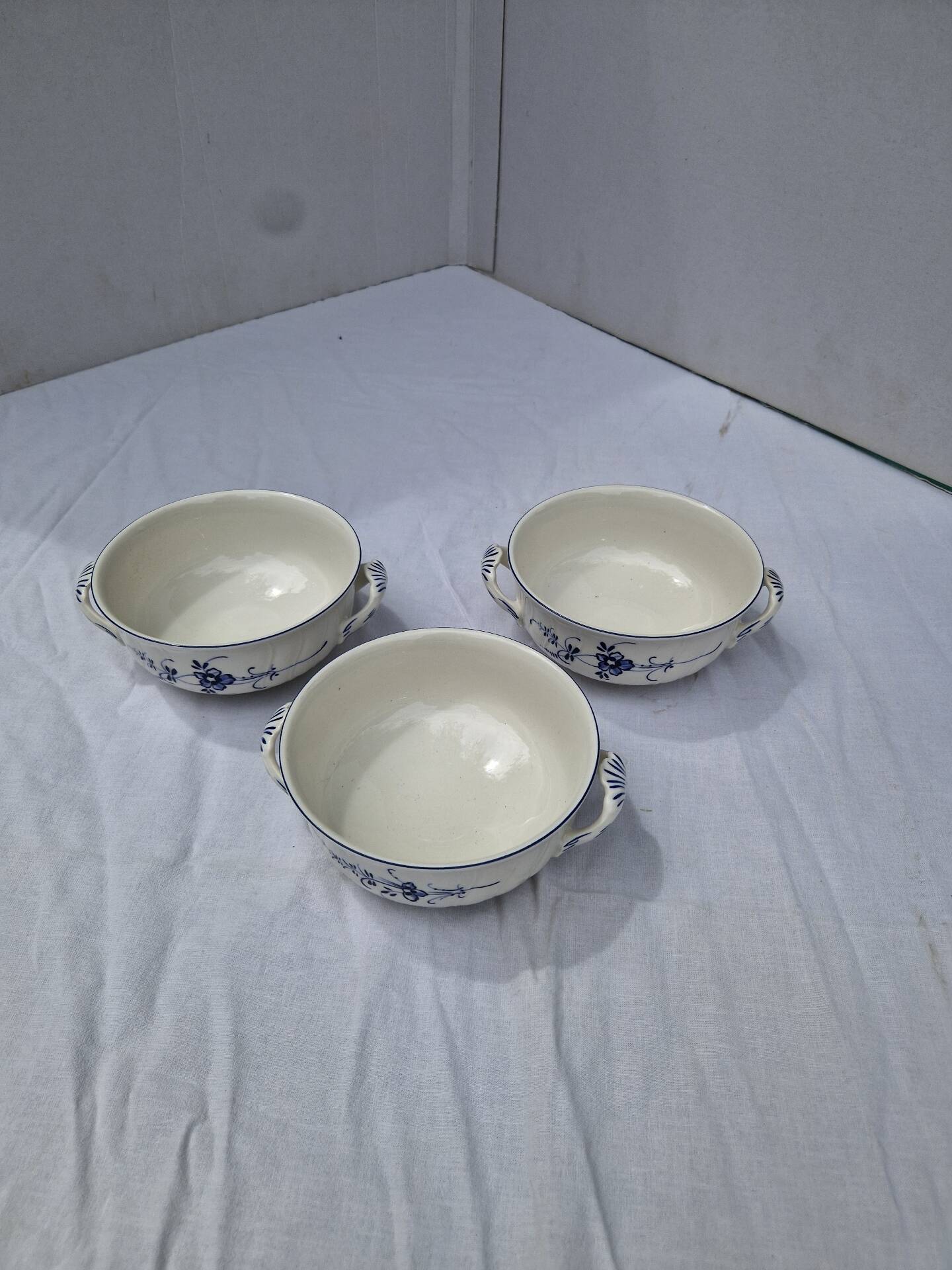 Set of 3 soup bowls villeroy and boch old luxembourg