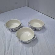 Set of 3 soup bowls villeroy and boch old luxembourg