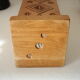 Vintage carved solid oak lamp foot
