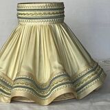 Old lampshade in petticoat silk