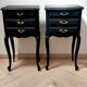Pair of antique bedside tables