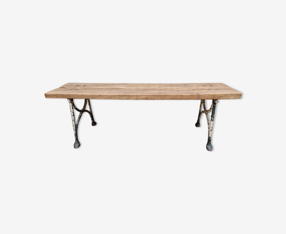 Banc de jardin industriel