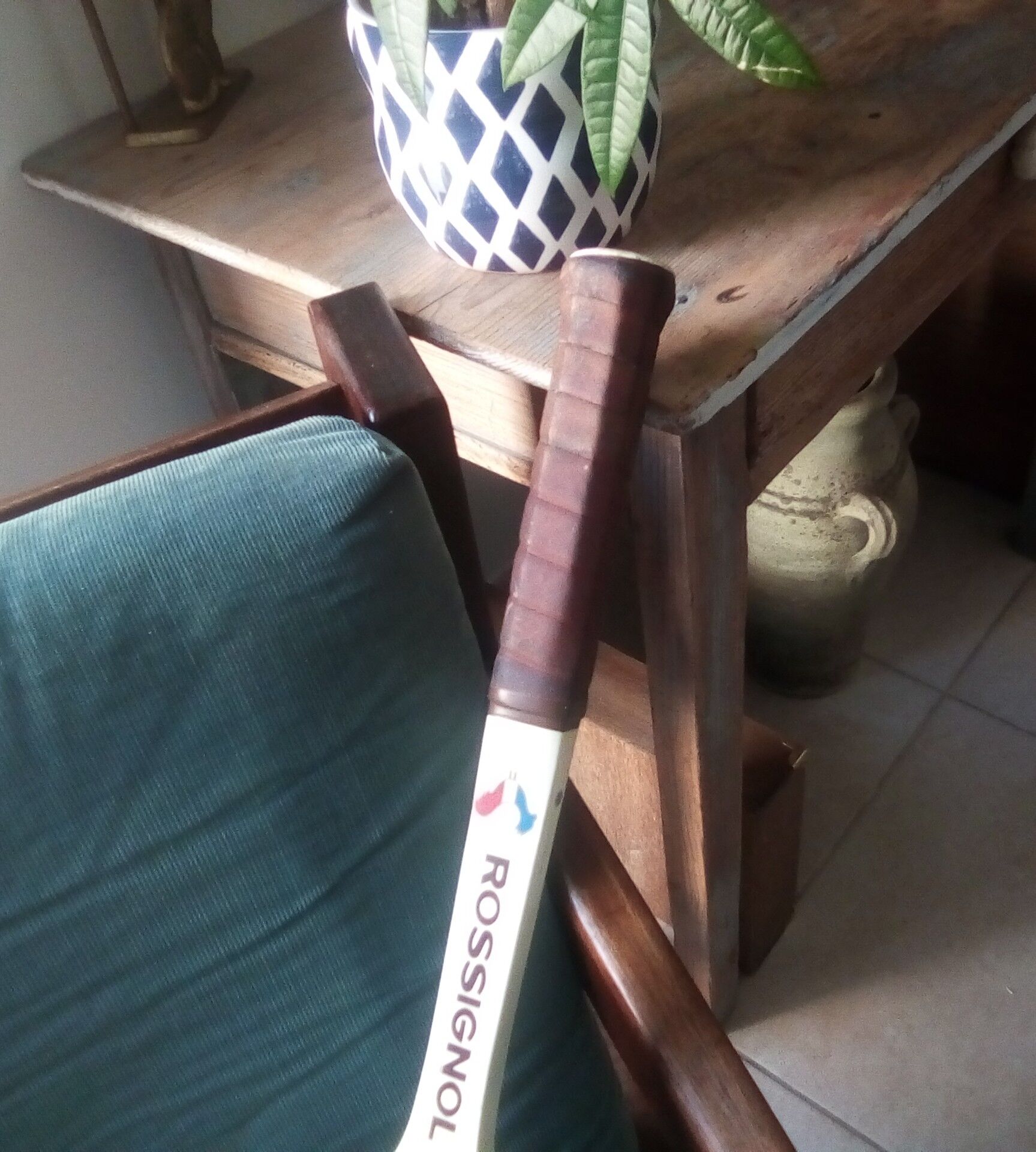 Wood racket nightingale strato 60s