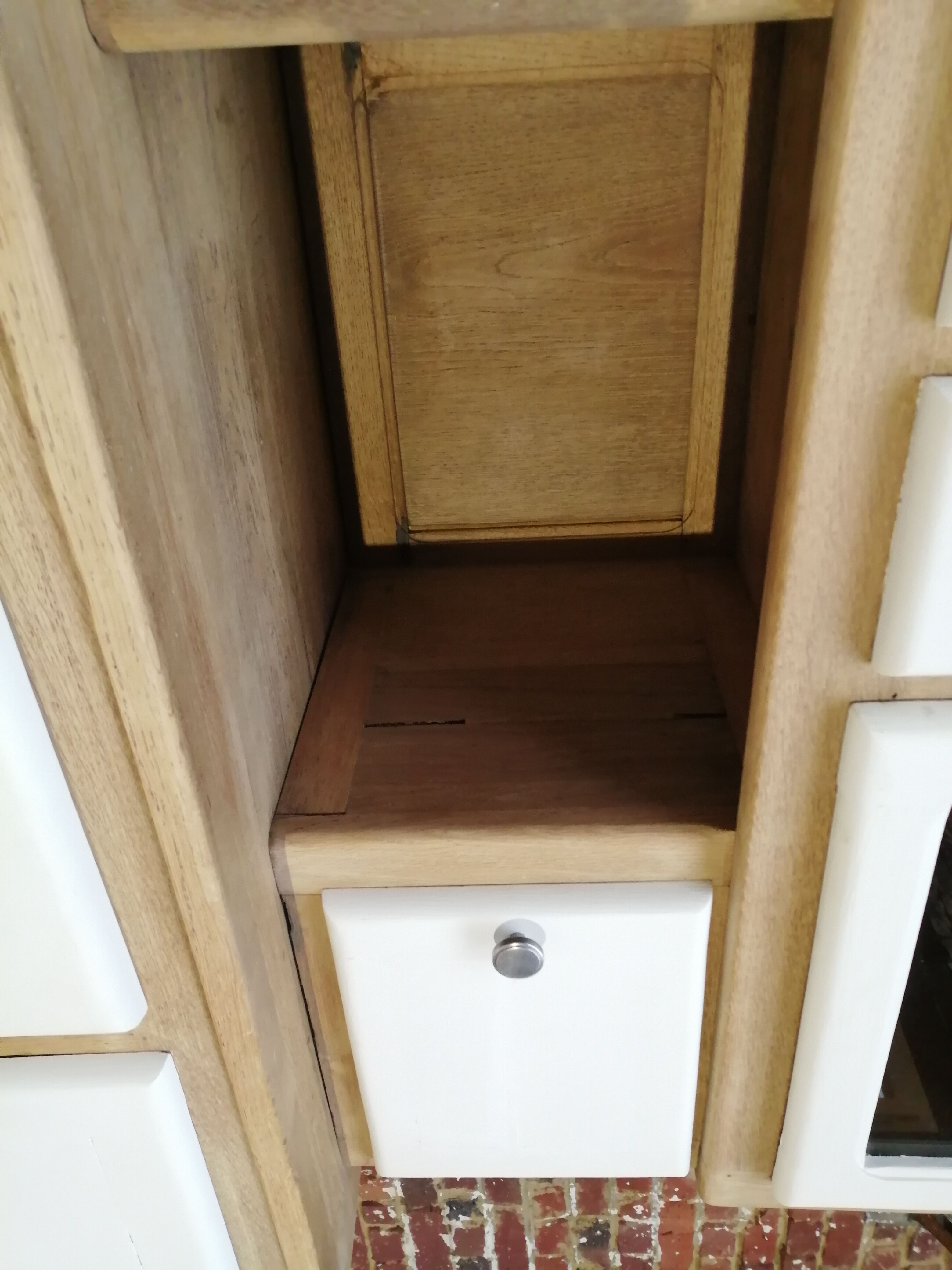 Buffet mado brushed oak and vintage cream