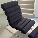 Armchair and footstool