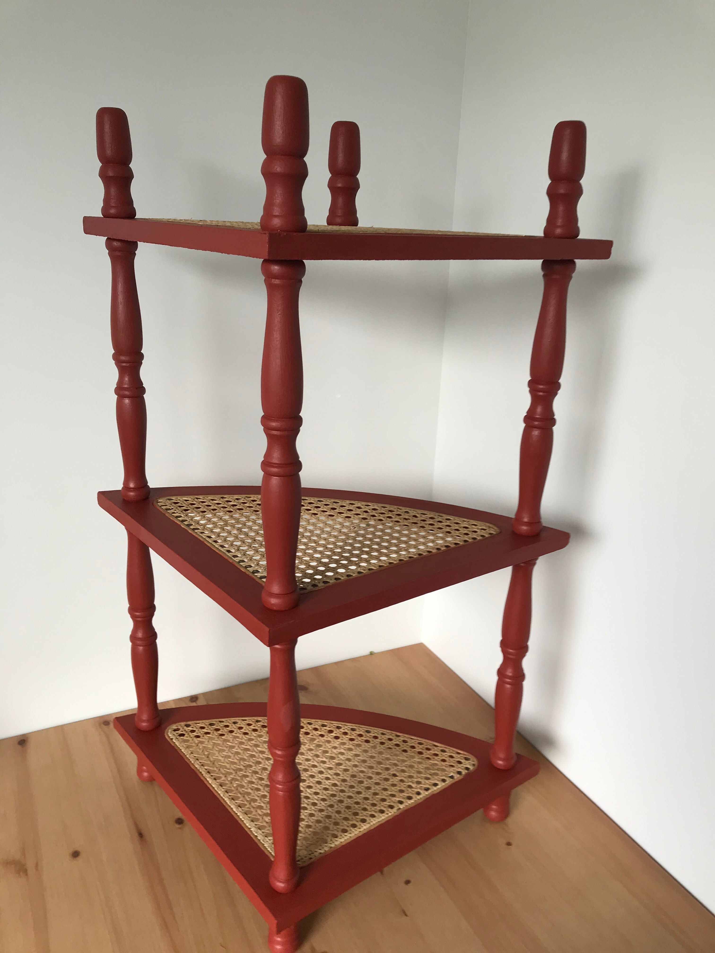 Vintage corner shelf