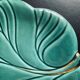 Verceram green vintage trivet