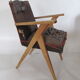 Former Chair restored by an upholsterer the 50 compass