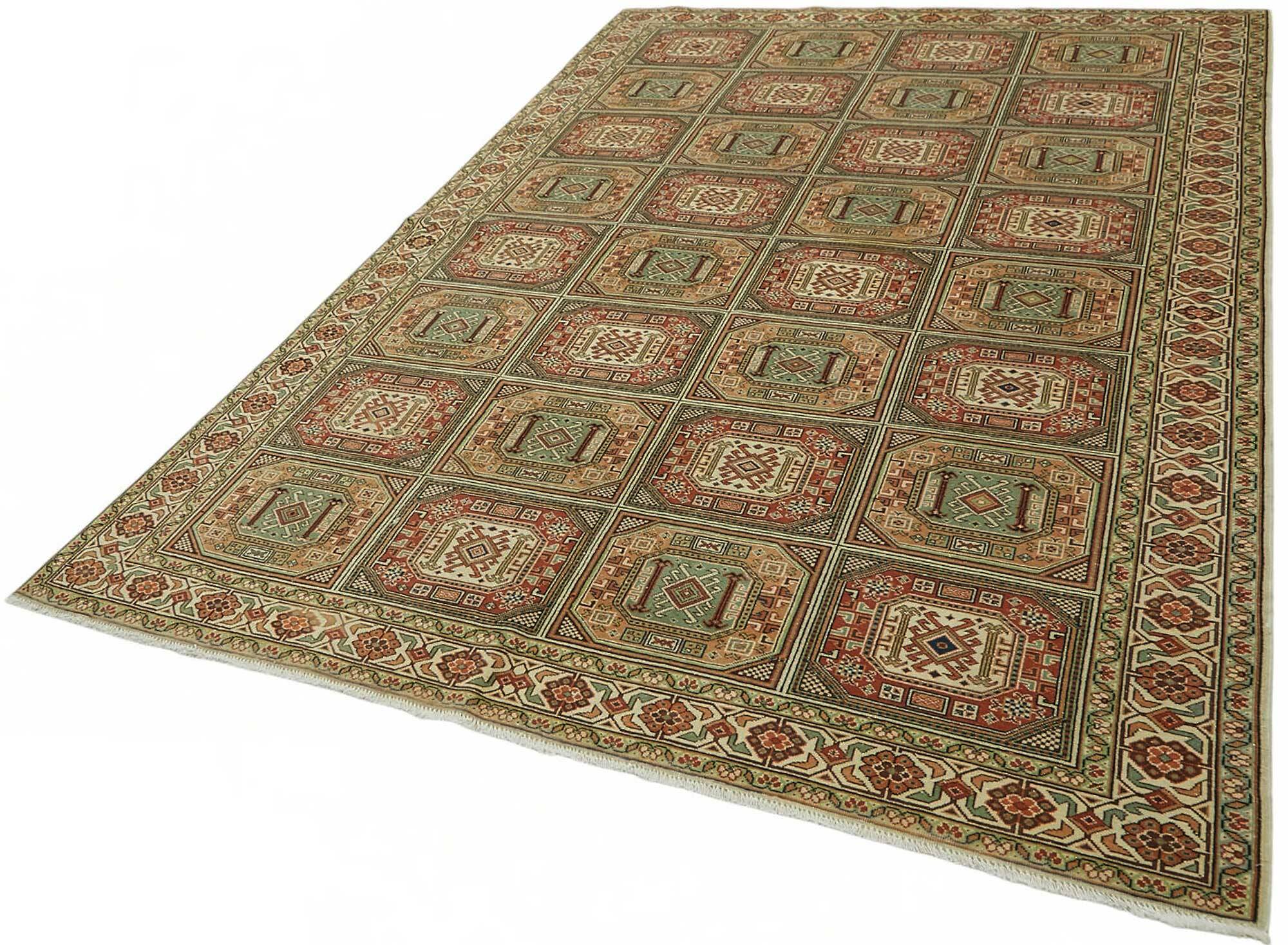 Turkish Wool Vintage Kayseri Rug 197 cm x 287 cm