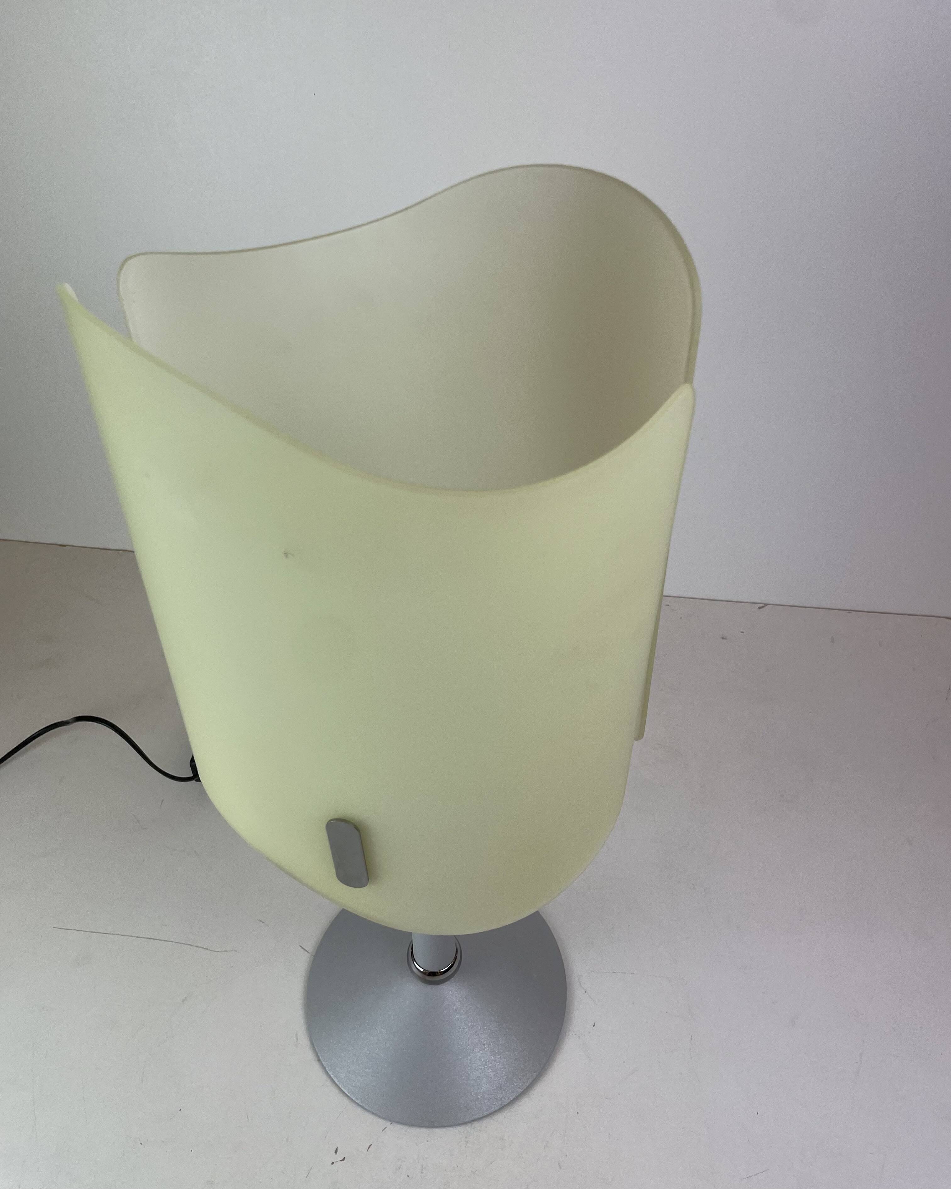 Italian Opaline Table Lamp, 1990s