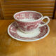 Cup + saucer antique villeroy & boch burgenland model ceramic