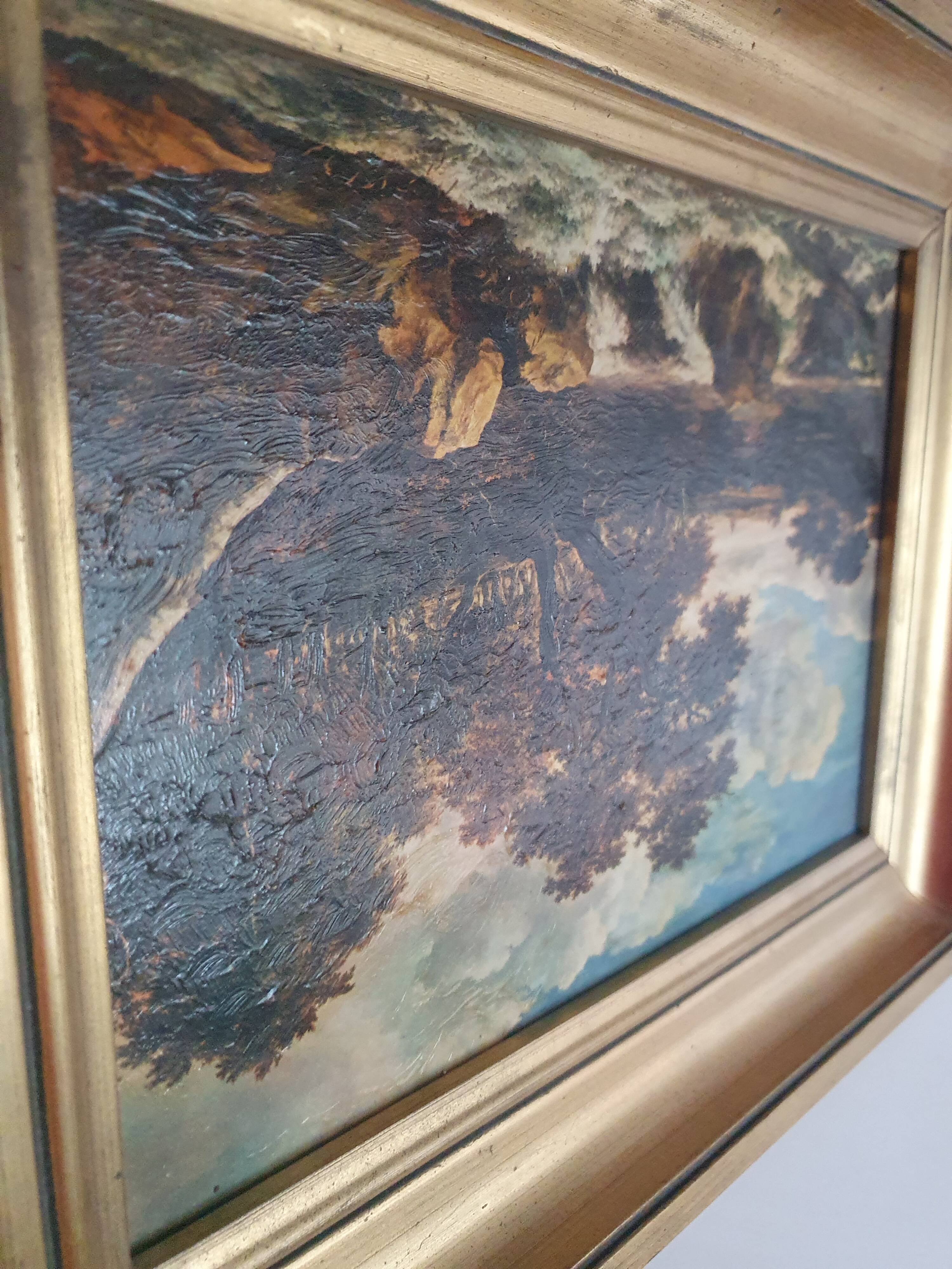 painting oil painting jacob isaac van ruysdael passage to the waterfall