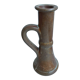 70s stoneware candle holder