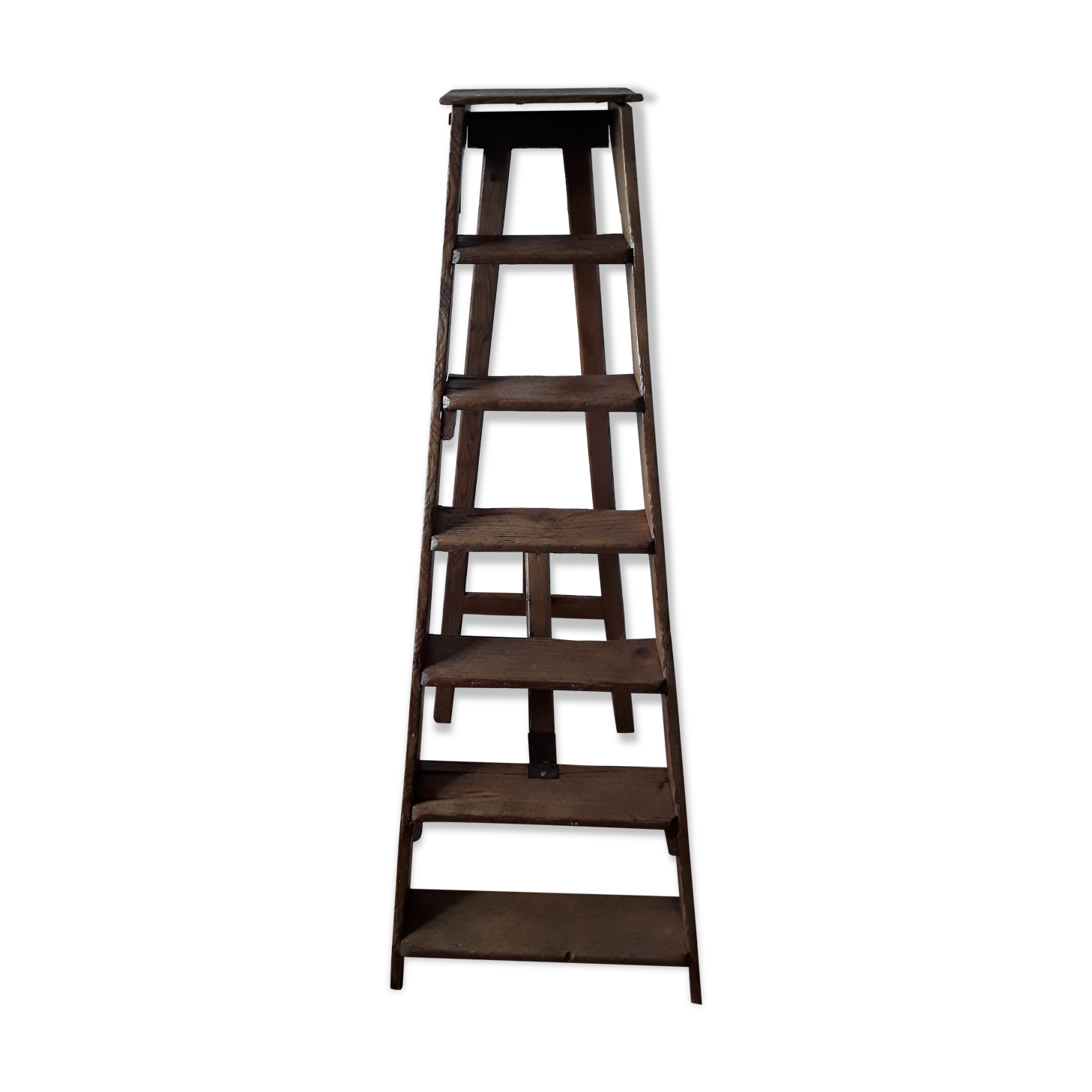 Vintage oak stepladder