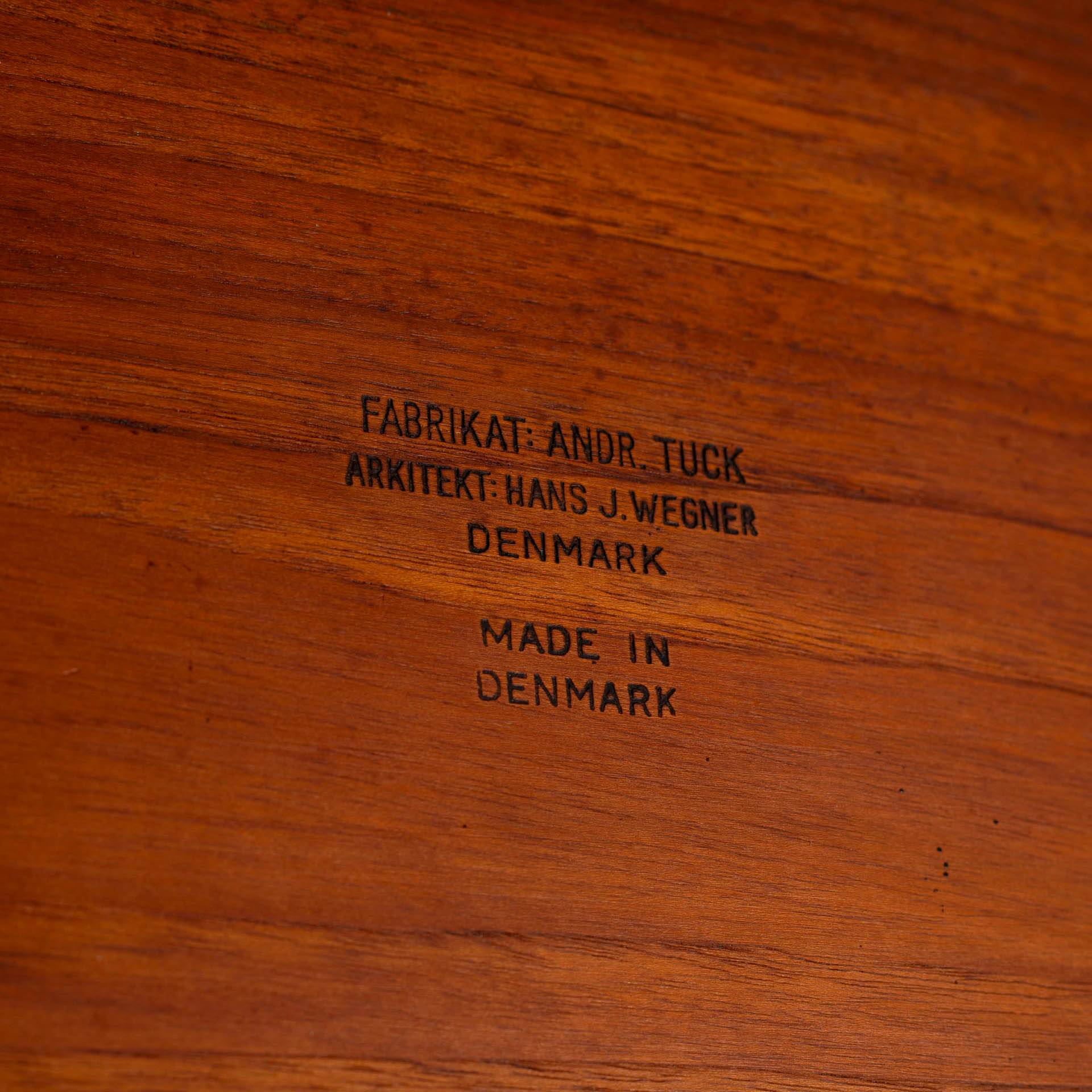 Hans Wegner AT-303 Sawhorse dining table for Andreas Tuck, Denmark, 1960s