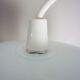 Pendant light in white opal glass with black speckles, 1960s/1970s