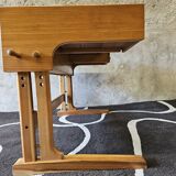 Architec pine desk 1970" suspended