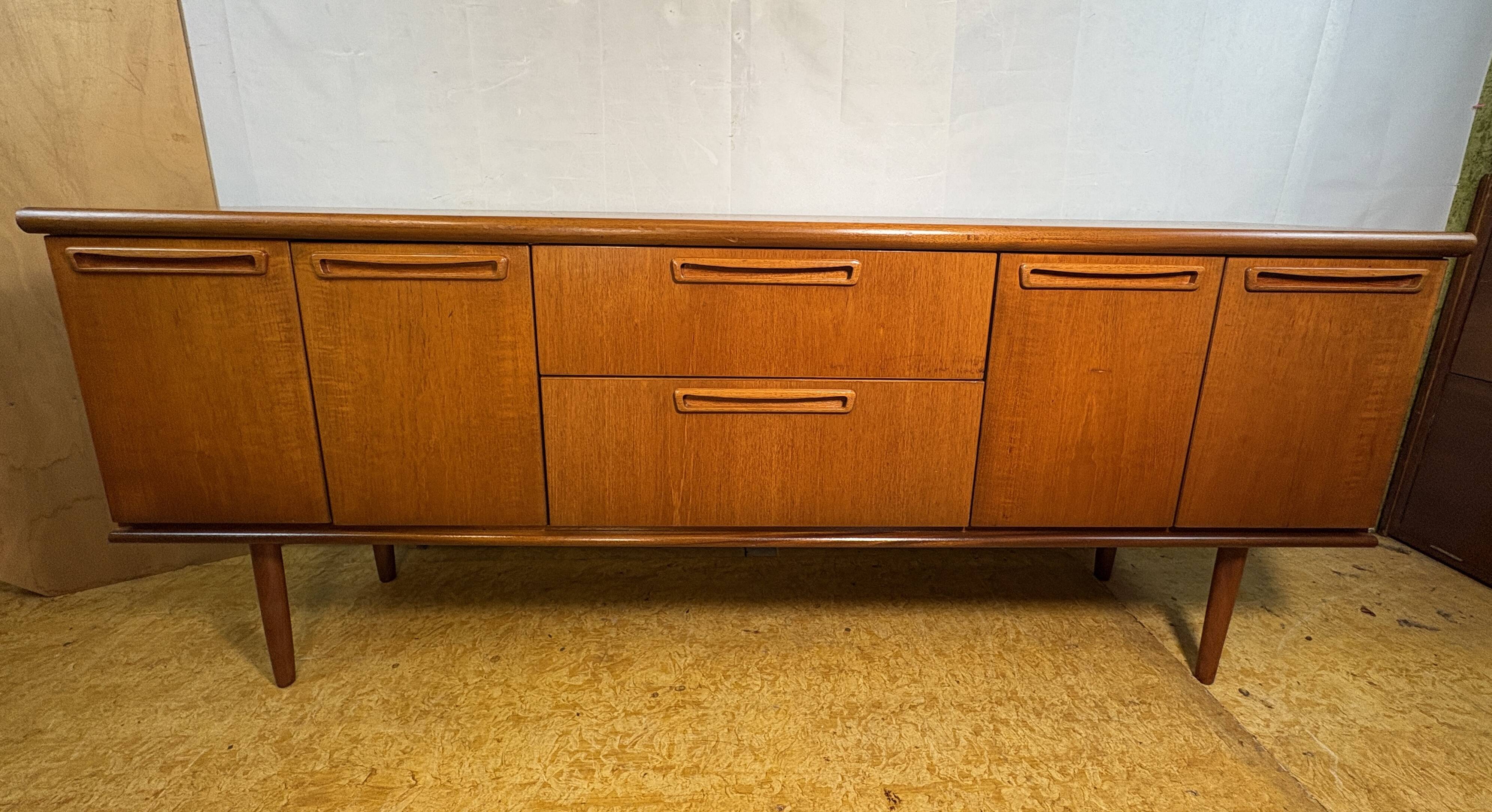 Vintage Meredew Teak Sideboard | 1960s | Mid-Century British Design  A beau