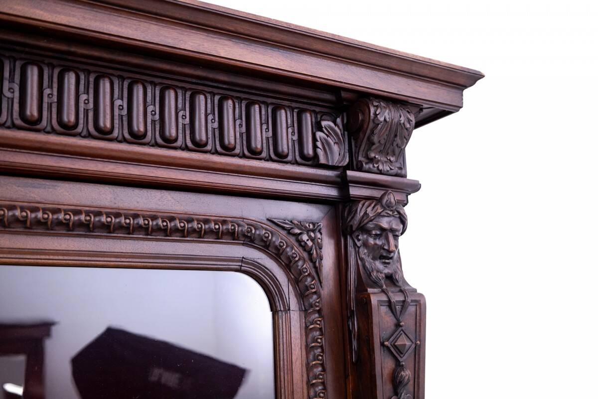 Carved sideboard, France, ca. 1880.