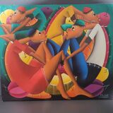 Laurent Casimir (Peintre Haïtiens) huile sur Toile