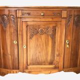 Low art nouveau sideboard in walnut