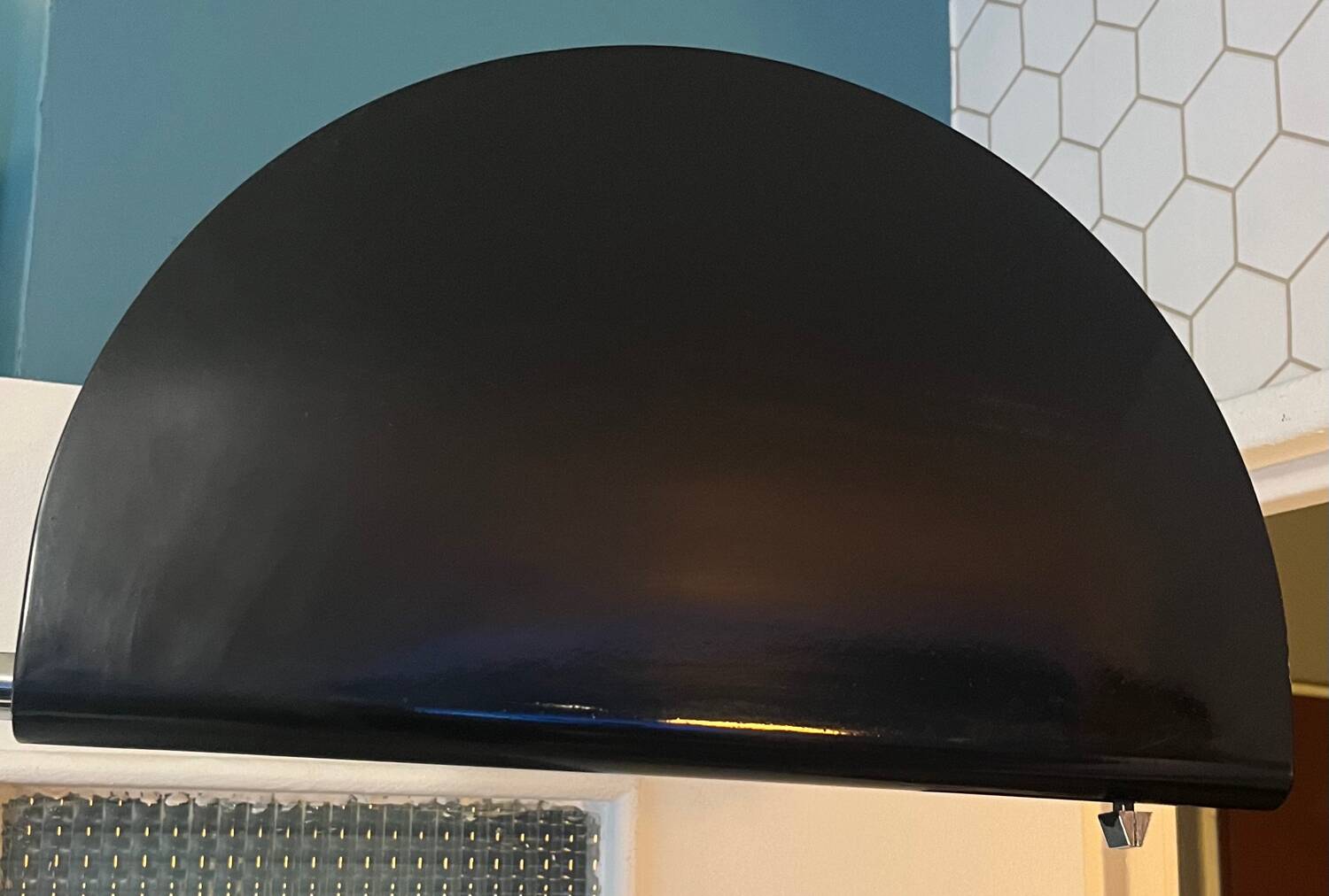Mezzaluna halogen floor lamp by Bruno Gecchelin for Skipper and Pollux, 1974.