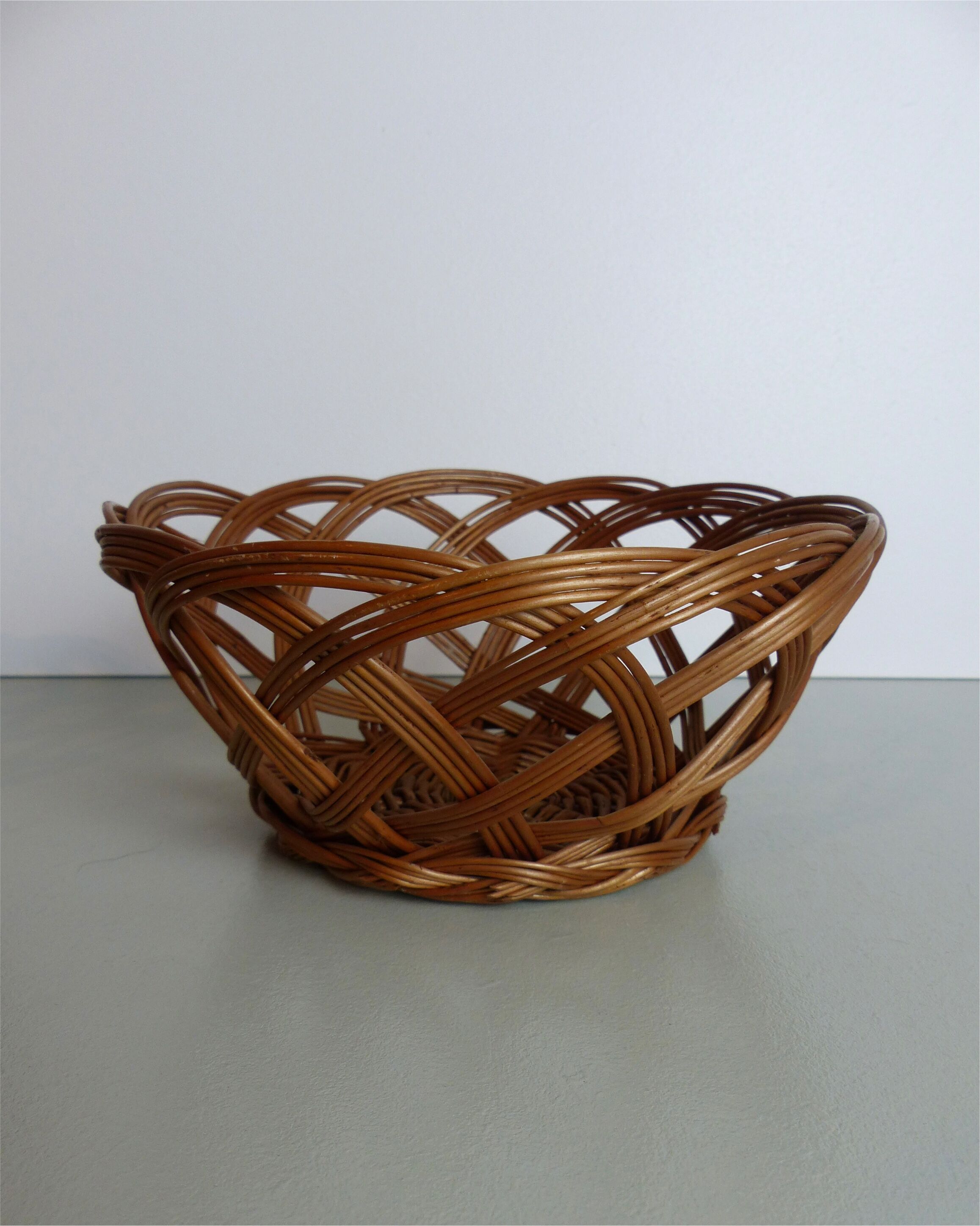 Two wicker baskets