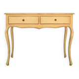 Console 2 drawers in lacquered wood