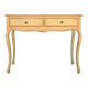 Console 2 tiroirs en bois laqué