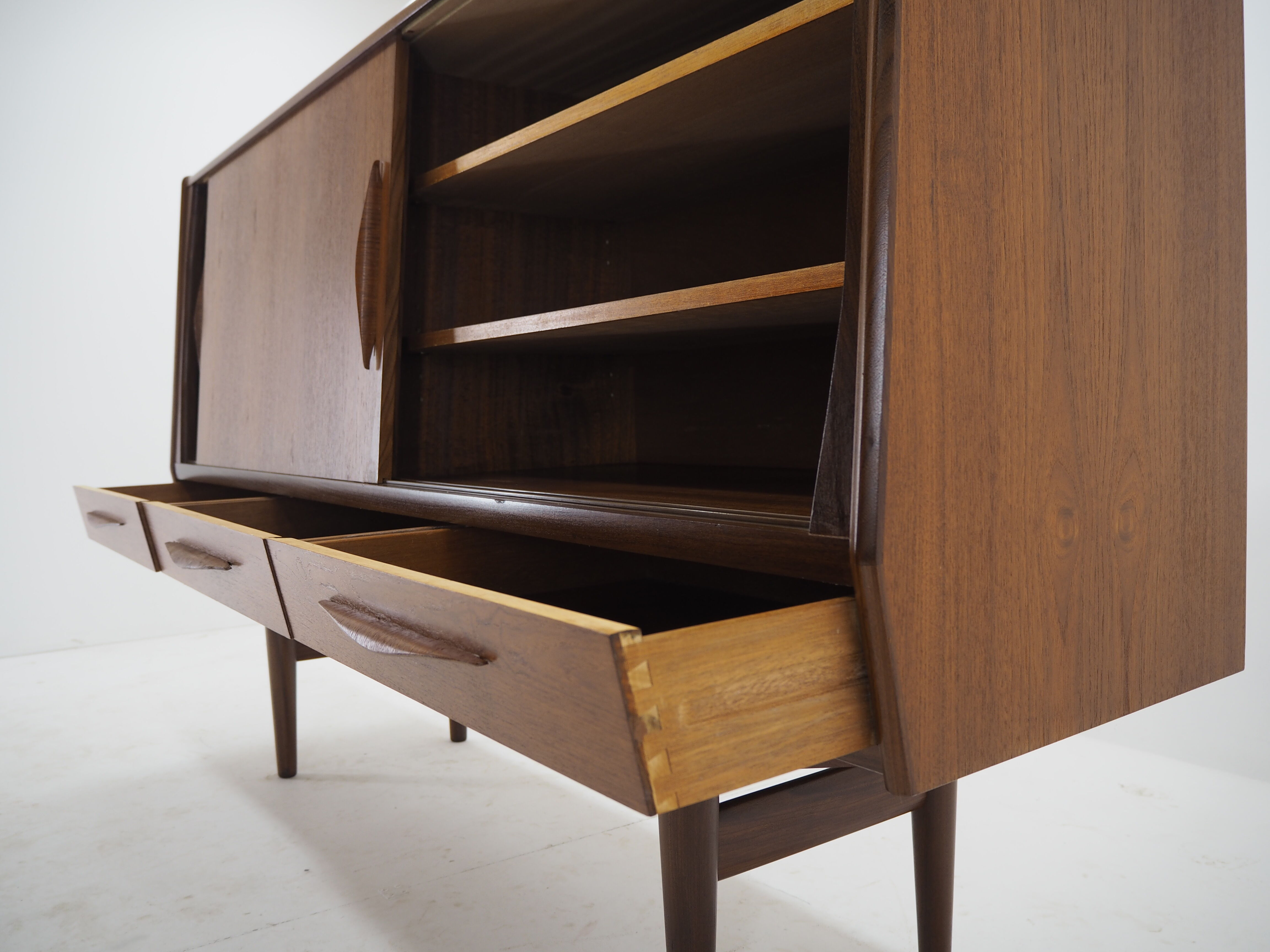 1960s Danish Teak Highboard